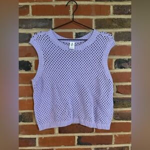 Light Purple Knit Top